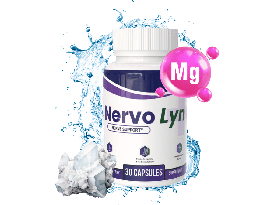 NervoLyn nerve support bottle with Magnesium Glycinate
